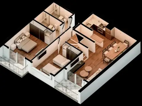 Departamento en Venta de 2 ambientes