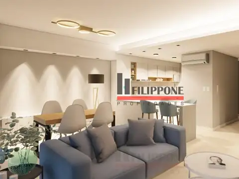 Departamento 6 ambientes con 2 baños