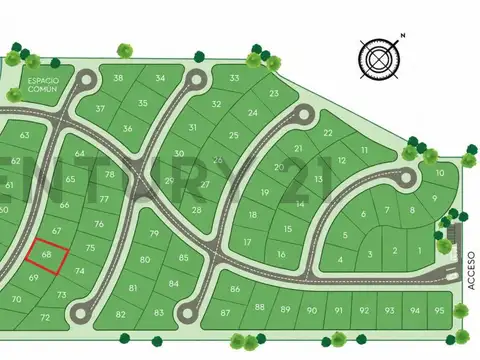 Venta lote en Arenas Chico de 630 m2