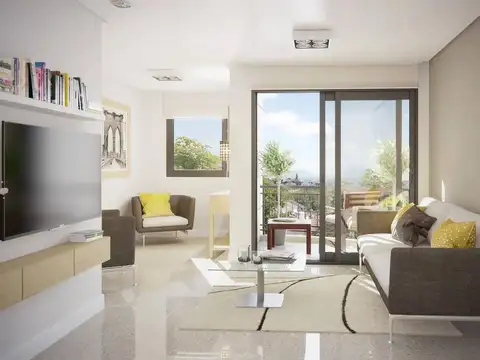 Departamento 2 ambientes con 1 baño