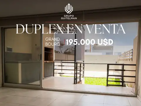 Dúplex en venta c/ cochera en Grand Bourg