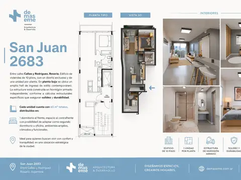 Departamento en Venta en Nuestra Señora De Lourdes, Rosario