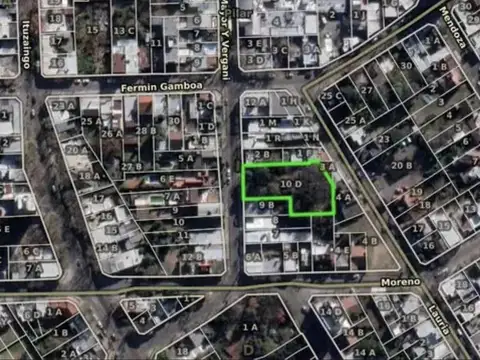 Terreno en Venta 43  mts Fondo