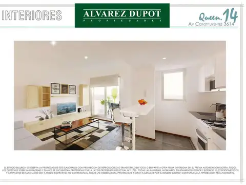 Departamento en Venta de 1 dormitorio