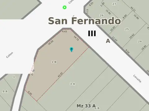 Lavalle  N° 5, San Fernando Centro, San Fernando.