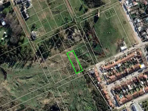 Terreno en Venta 20  mts Frente