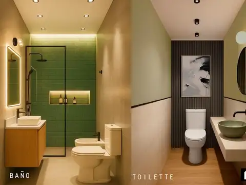 Depto Tipo Casa 4 ambientes con 2 baños