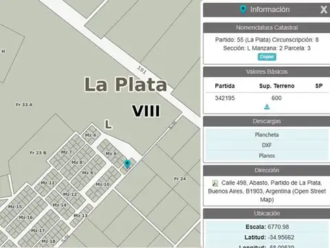 Terreno en Venta en Abasto, Partido de La Plata
