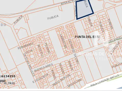 En venta gran terreno en Barrio Rincón del Indio.