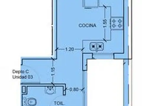 Departamento en Venta con 1 cocheras
