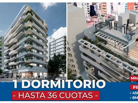 DEPARTAMENTO EN VENTA 1 DORMITORIO - CENTRO