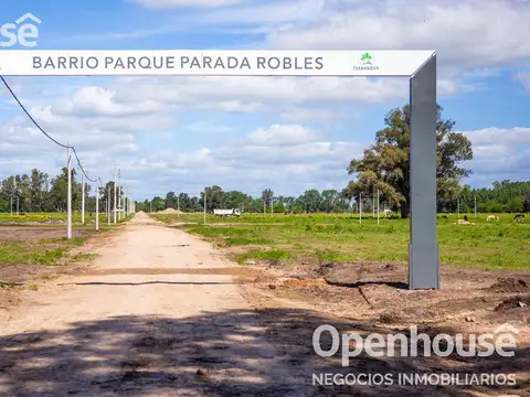 VENTA LOTE 1500 M2 EN BARRIO PARQUE ROBLES. PARADA ROBLES