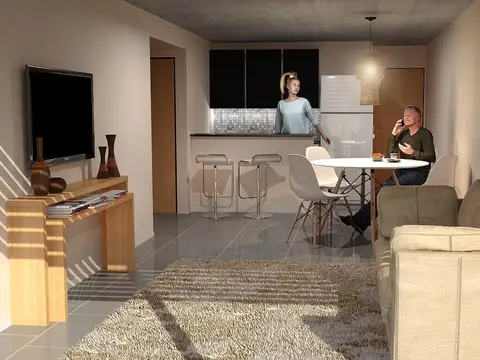 Departamento en Venta de 1 dormitorio