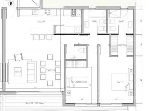 Departamento en Venta con 1 cocheras