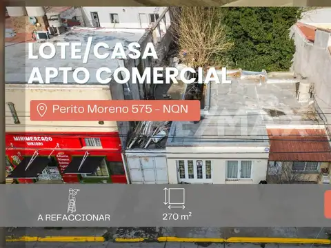 VENTA TERRENO APTO COMERCIAL - PERITO MORENO 