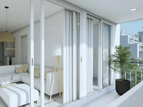 Depto 3 amb con jardín, pileta y parrilla en pozo