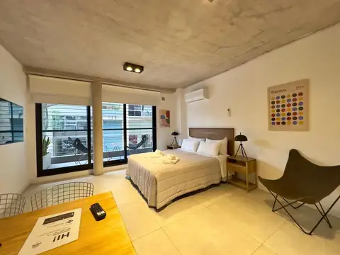 Alquiler monoambiente en Belgrano balcón