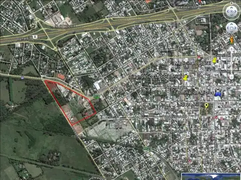 8.4 has Ruta 8 y Néstor Kirchner Km 100