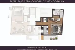 Superí 2895 esq. Congreso de 1 Dormitorios