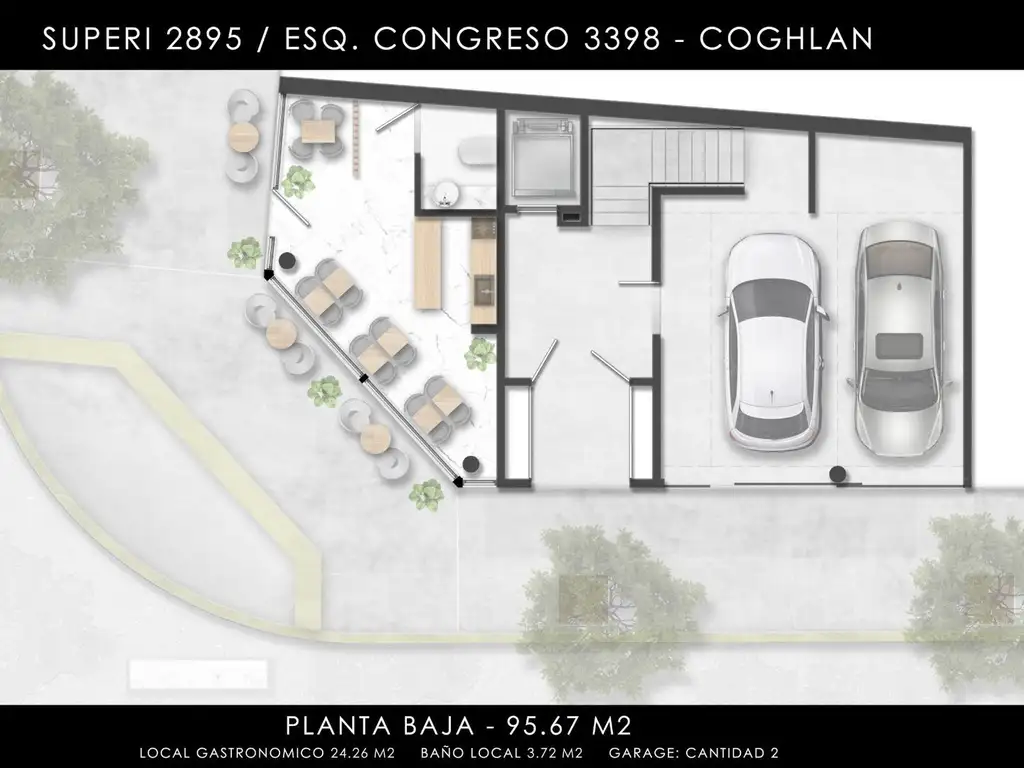 Superí 2895 esq. Congreso en Coghlan