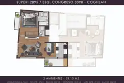 Emprendimiento en Coghlan de 1 Dormitorios