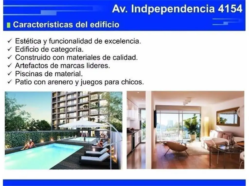 Avenida Independencia 4154 - Entrega Julio 2019