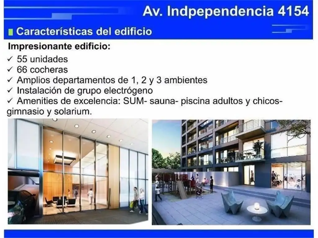 Avenida Independencia 4100 - Entrega Julio 2019