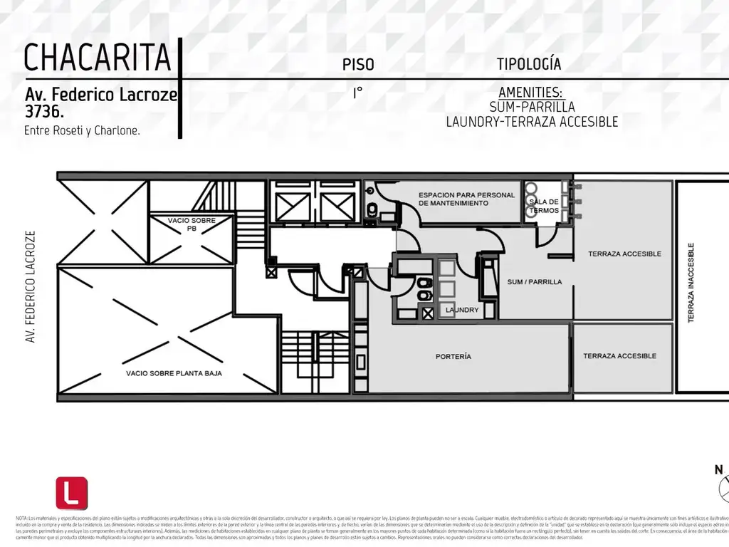 Av. Federico Lacroze 3736 - Entrega Octubre 2027