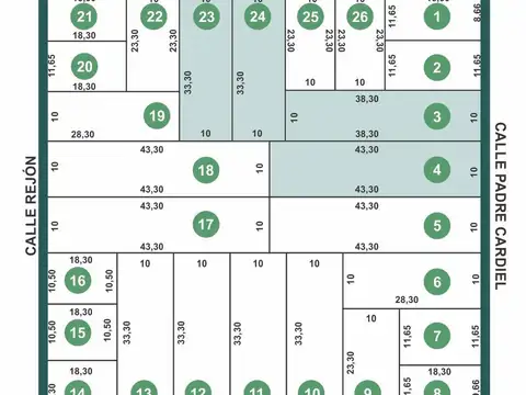 Terreno en Venta de 433,0 m2