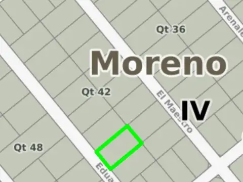 VENTA 2 LOTES 1600 M2 C/U ZONA RESERVA ECOLOGICA MORENO