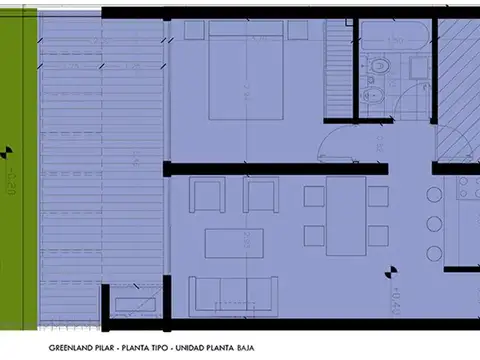 Departamento en Venta de 3 ambientes