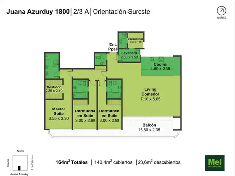 Juana Azurduy 1883 , Piso 2