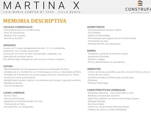 Departamento en Venta de 3 ambientes