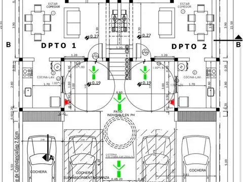 Departamento 2 ambientes con 1 baño