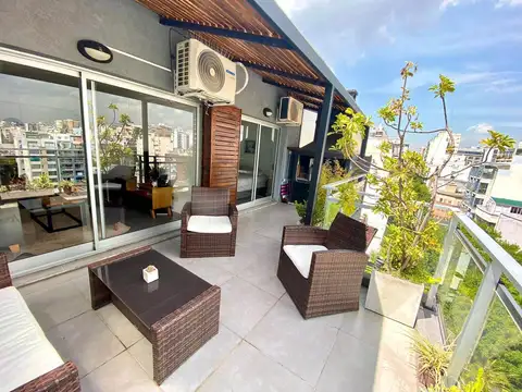 Departamento 2 ambientes con 2 baños