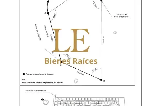 Terreno en Venta de 758,0 m2