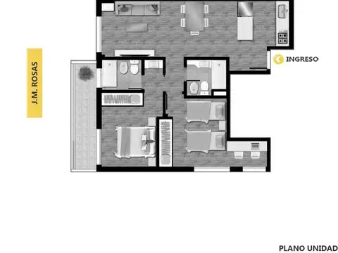 Departamento en Venta en Martín, Rosario