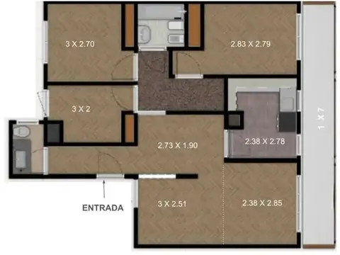 Departamento en Venta 58 años