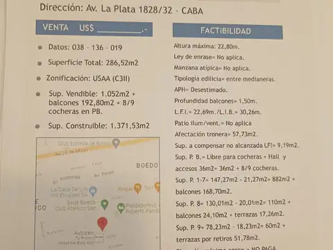 Av. La Plata al 1800