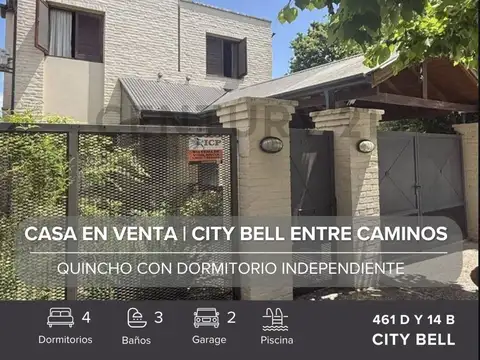 Casa en venta en City Bell entre caminos