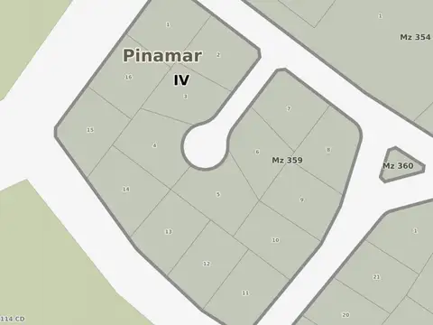 Terreno en Venta de 1301,0 m2