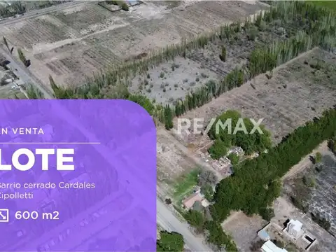 PREVENTA LOTE B° CERRADO FINCA CARDALES CIPOLLETTI