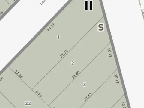 Terreno en Venta de 1029,0 m2