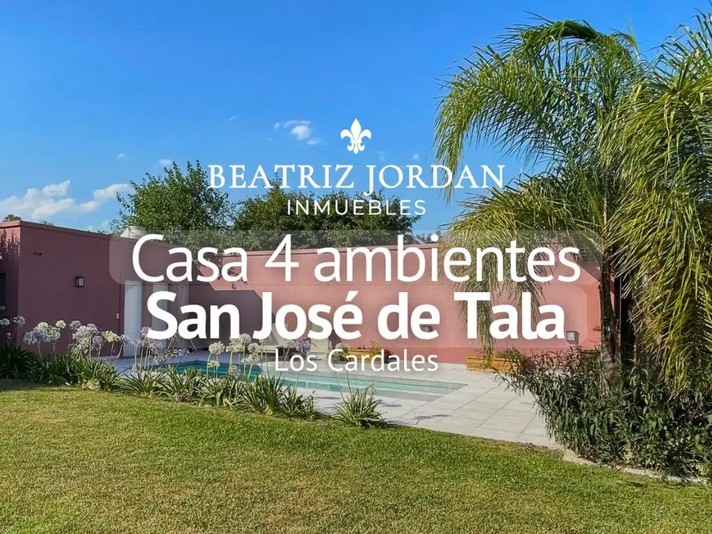 CASA 4 AMBIENTES EN VENTA, BARRIO SAN JOSE DE TALA LOS CARDALES