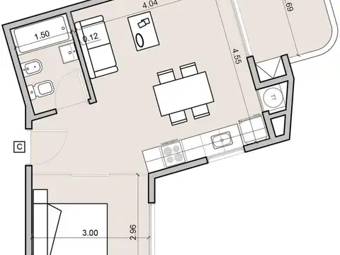 Soldado de la Independencia 700, Piso 2