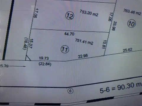 Terreno en Venta en Lunlunta, USD 17.000