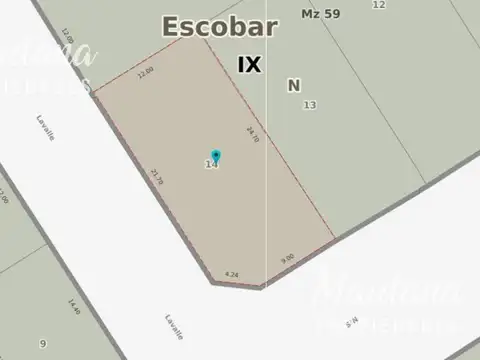 Terreno en Venta de 292,0 m2