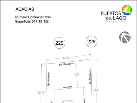Terreno en Venta de 518,0 m2