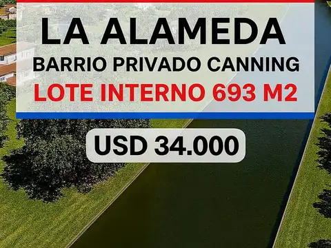 Venta lote Barrio La Alameda 693 M2 -Etapa 1 