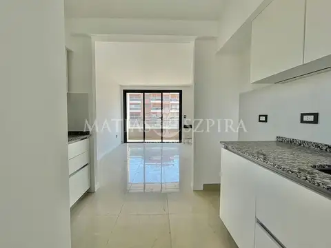 Departamento 2 ambientes con 2 baños